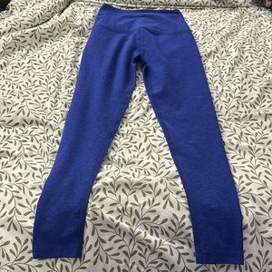 Spacedye Caught In The Midi Legging in Electric Royal Heather size Small